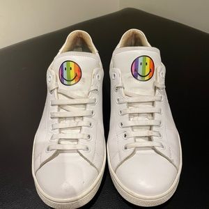 Super cute smiley face sneakers